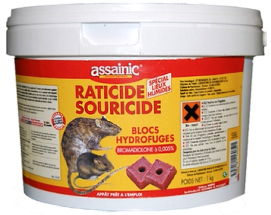 Raticide/Souricide Rats et Souris/Raticide Professionnel